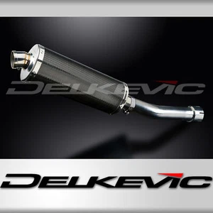 Yamaha FZ-1 Fazer FZS1000 2006-2014 Slip On 14" Oval Carbon Exhaust Muffler Kit - Picture 1 of 5