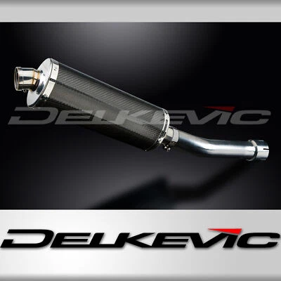 雅马哈 FZ-1 Fazer FZS1000 2006-2014 一脚蹬 14 英寸椭圆形碳排气消声器套件 — 第 1/4 张图片