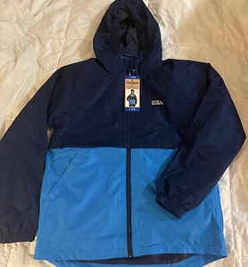 Eddie Bauer Youth Light Weight 3 in 1 Interchangeable Jacket Blue Camo L 14/16 - Picture 1 of 4