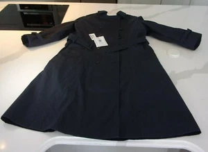 NWT DSCP USAF US AIR FORCE BLUE ALL WEATHER TRENCH OVER COAT 16 SHORT LD 48 - Picture 1 of 12