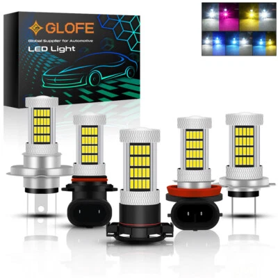 Bright 92SMD LED Fog Driving Lights Bulbs H11 9005 H10 9145 9006 5202 H7 Replace - Image 1 of 4