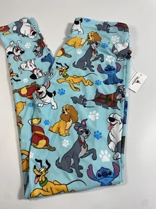 Disney Parks Leggings Movie Dogs Sz Small Lady, Tramp, Pluto, Stitch, More NWT! - Picture 1 of 5