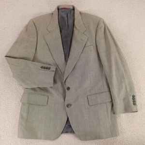 Chaqueta Jos A Bank M Gris Birdseye Super 100s Merino 100% Lana Blazer EE. UU. 43R - Imagen 1 de 16