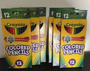LOT OF 6 Crayola Colored Pencils Set Multi Colors, 12 Ct each - Picture 1 of 1