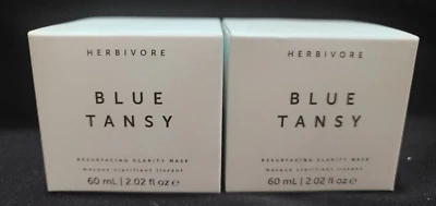 ❤Best Lot 2x❤ Herbivore BLUE TANSY Resurfacing Clarity Mask 2.02oz 60ml❤ - Image 1 of 2