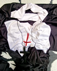 Halloween " Nonne Vampir Teufel Kostüm Cosplay " Kostüm Damen Festival *** - Bild 1 von 5