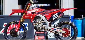 Enjoy Manufacturing Honda Graphics Kit CR 125 CR 250 2002 - 2007 Restyle, Geico - Picture 1 of 4