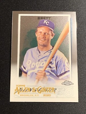 2020 Topps Allen & Ginter Chrome - #18 George Brett - Image 1 of 2
