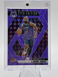 LeBron James Mosaic Purple Fluorescent Prizm /249 Lakers *Color Match* - Picture 1 of 2