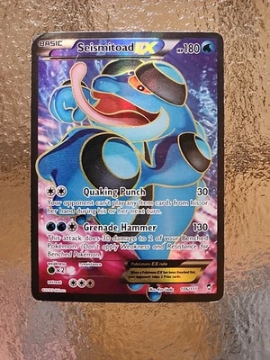 Pokémon Seismitoad EX TCG Full Art Card XY-Furious Fists 106/111 - Image 1 of 4