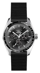 Invicta Specialty Nylonarmband schwarzes Zifferblatt Quarz 45970 Herrenuhr - Picture 1 of 3