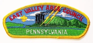 BSA Boy Scouts East Valley Area Council Pennsylvania Shoulder Patch CSP - Picture 1 of 2