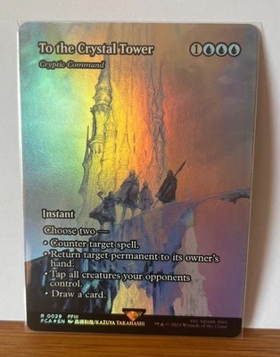 To the Crystal Tower - Cryptic Command (Foil, Showcase) MTG Final Fantasy - Image 1 of 2