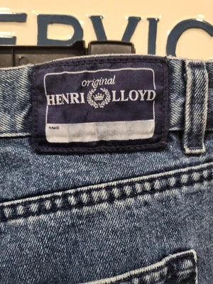 Henri Lloyd джинсы черный 36R мужчин кнопка мухи хлопок прямые штанины VGC... - Изображение 1 из 4