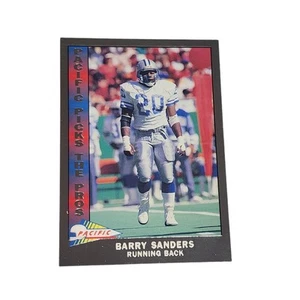 1991 Pacific Picks The Pros Barry Sanders Silver Insert #11 Detroit Lions - Picture 1 of 6