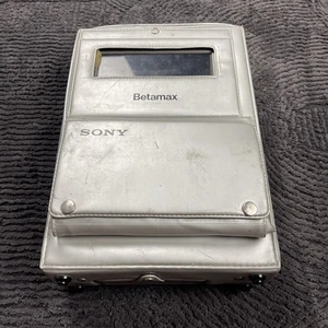 Grabadora de casete de video portátil Sony Betamax SL-2000 con control remoto y estuche ¡probada! - Imagen 1 de 11