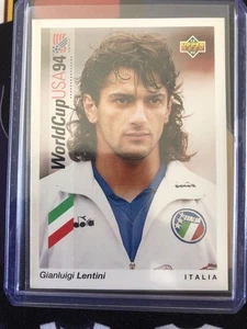 1993 Upper Deck World Cup 94 Preview Englisch/Deutsch Gianluigi Lentini #24 - Bild 1 von 2