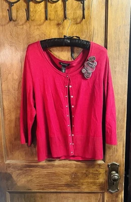 White House Black Market Long Top Size L - Image 1 of 3