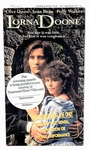 Lorna Doone (NEW Sealed Promotional Screener) Polly Walker Clive Owen (VHS 1990) - Picture 1 of 3