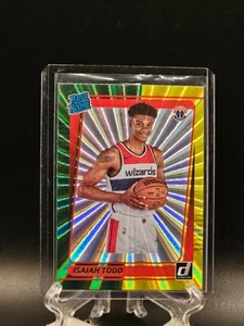 2021-22 Donruss Optic Isaiah Todd Rated Rookie Yellow Laser (Washington Wizards) - Bild 1 von 2