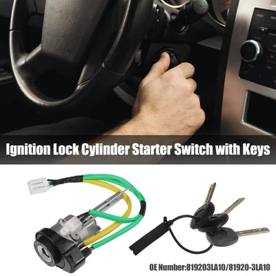 Ignition Lock Cylinder Switch w/ Keys No.819203LA10 for Hyundai Azera 2008 — 第 1/4 张图片