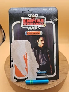 De colección 1977 Star Wars Lando Calrissian 31 reverso **SIN PERFORAR** tarjetero solamente - Imagen 1 de 11