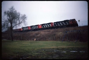 Original Rail Slide - CN Canadian National 2035+ Brantford ON 28.12.1986 - Bild 1 von 1