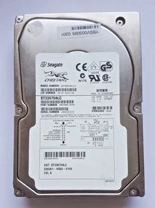 36 GB Seagate Cheetah ST336704LC 10K RPM U160 SCSI 80pin HDD 3.5 " Hard Drive - Picture 1 of 1