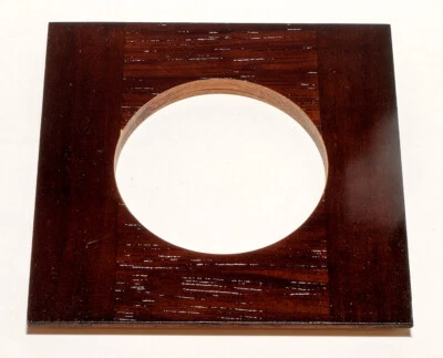 1 LENS BOARD 4.5"Sq. for Eastman 2D/5x7" made of JATOBAwood 66mm hole for Acme#4 - Image 1 of 2