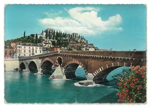 VE VR 01 Verona ponte della Pietra viaggiata 1960 - Picture 1 of 1