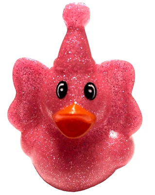 ENVÍO GRATUITO - RARO CORAL BRILLO FIESTA ELEFANTE CRUCERO GOMA PATO 2 1/2" Foto 1 de 2