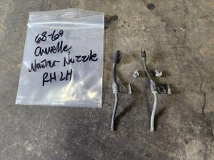 1968-69 CHEVELLE MALIBU EL CAMINO WINDSHIELD WASHER NOZZLES, PAIR - Picture 1 of 3