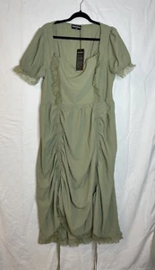 Scarlet Darkness Prairie Cottage Core Long Dress Corset Lace Up Back Gothic 2XL - Picture 1 of 11