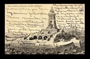 Postcard Kaiser Wilhelm / Emperor William Monument • Kyffhauser Germany - Picture 1 of 2