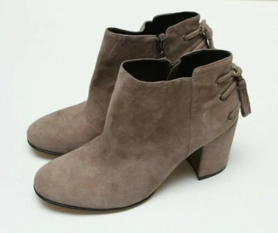 Rachel Zoe Women’s Twiggy Suede Taupe Gray Ankle Booties Boots Sz 10 - Image 1 of 4