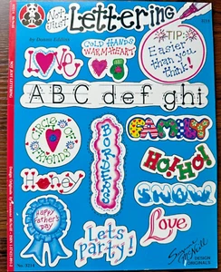 Design Originals Not Just Lettering Leaflet by Donna Eddins, 1997 - NEW & NLA! - Picture 1 of 2