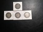 4 Different Date Barber Halves 1895-O 3 Other S Mints