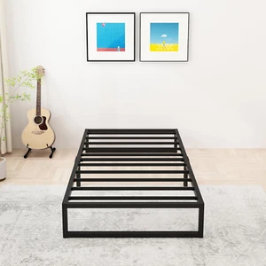 8 Inch Twin Bed Frames Heavy Duty Metal Twin Platform Bed Frame No Box Spring Ne - Picture 1 of 9