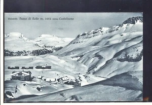 PASSO DI ROLLE (TN) DOLOMITI VERSO CASTELLAZZO INVERNALE  A038 - Foto 1 di 1