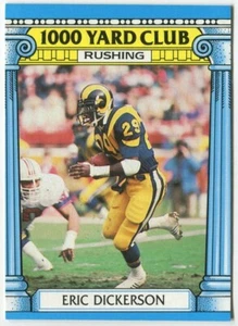 1987 Topps 1000 Yard Club Insert #1 Eric Dickerson Los Angeles Rams - Picture 1 of 2