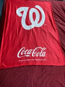Washington Nationals Blanket Coke Coca-Cola SGA New 9/19/21 2021 In Package A1 - Picture 1 of 4