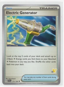 Pokemon Escarlata y Violeta 170/198 Generador Eléctrico Pikachu Sello #32 - Imagen 1 de 1