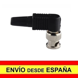 Adaptador Conector Macho BNC COAXIAL TIPO ANGULO Cubierta plastico a4169 - Imagen 1 de 3