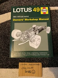 Haynes Owners' Workshop Manual - Lotus 49 (1967-1970 All Marks) - RAR! - Bild 1 von 1