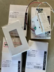 NEW Acuity Controls SPODMA WH, 266X91, 1 Switch, Auto-On, Low Voltage, White - Picture 1 of 4