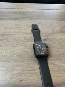 Apple Watch Series 2 38mm VGC Bargain ! Space Grey Aluminium Black Sport Band - Picture 1 of 2