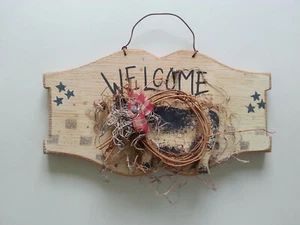 Türschild aus Holz - Motiv: Kuh - Bild 1 von 3