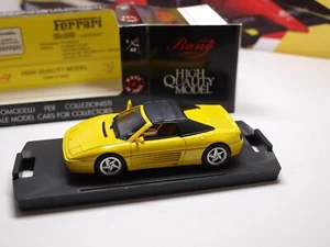 BANG MODELS - FERRARI 348 SPIDER - YELLOW - 1/43 SCALE MODEL CAR - 8011 - Picture 1 of 5
