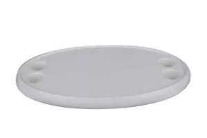 Boat Cockpit White ABS Plastic Oval Table Top 762x460mm 30x18.1 Inch Marine RV - Picture 1 of 10