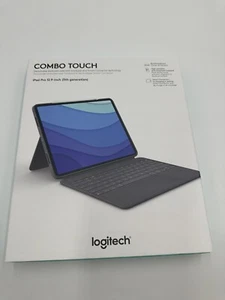 Logitech Combo Touch Keyboard Funda para iPad Pro 12.9" 5ta 6ta Generación 920-010097 Rea - Imagen 1 de 16